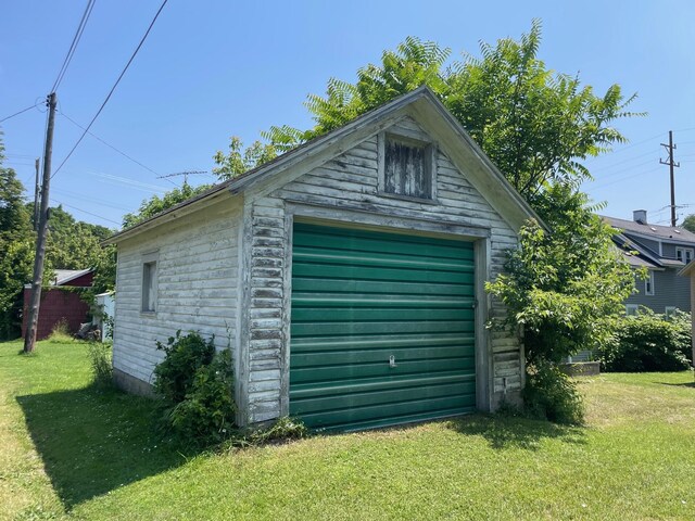 262 5th St, Manistee, MI 49660 - view of detached garage