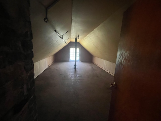 262 5th St, Manistee, MI 49660 - bonus room featuring vaulted ceiling