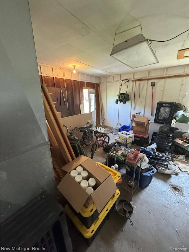 5407 Ostrom Rd, Attica, MI 48412 - miscellaneous room with unfinished concrete flooring