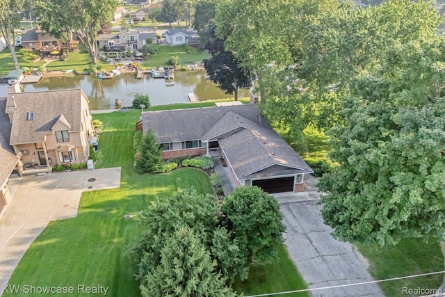 1830 Majon, Highland, MI 48356 - view of property location with a large body of water and nearby suburban area