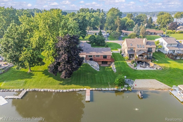 1830 Majon, Highland, MI 48356 - aerial view of property and surrounding area with a nearby body of water