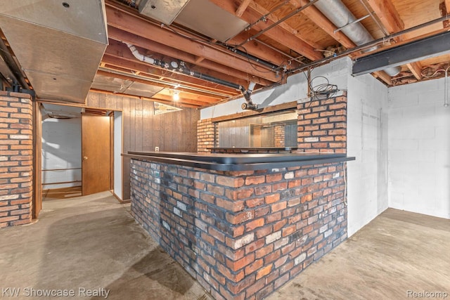 1830 Majon, Highland, MI 48356 - indoor dry bar featuring concrete flooring