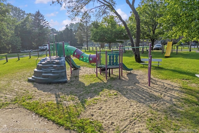 1830 Majon, Highland, MI 48356 - community playground featuring a lawn