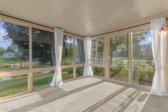 1830 Majon, Highland, MI 48356 - unfurnished sunroom with carpet floors