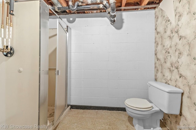 1830 Majon, Highland, MI 48356 - full bathroom with a stall shower and tile patterned floors