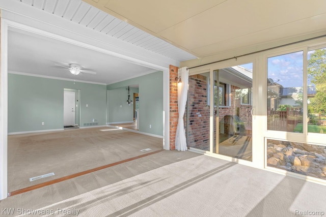1830 Majon, Highland, MI 48356 - view of unfurnished sunroom