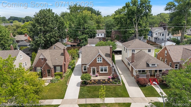 1816 Roslyn Rd, Grosse Pointe Woods, MI 48236 - aerial view of residential area