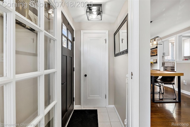 1816 Roslyn Rd, Grosse Pointe Woods, MI 48236 - entryway with healthy amount of natural light and tile patterned flooring