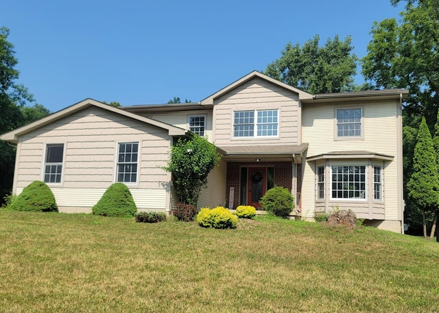 5900 Mary King Dr, Jackson, MI 49201 - view of front of house with a front yard