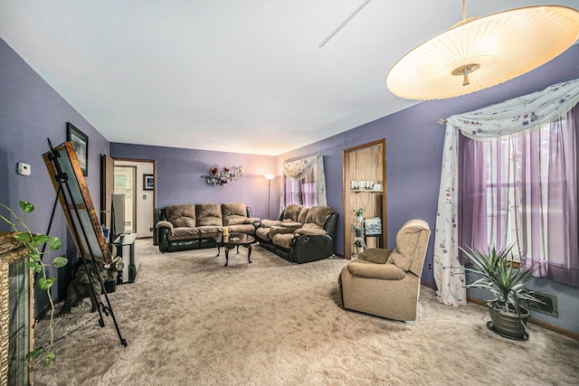 5097 Jackson Rd, Ann Arbor, MI 48103 - living area with carpet floors
