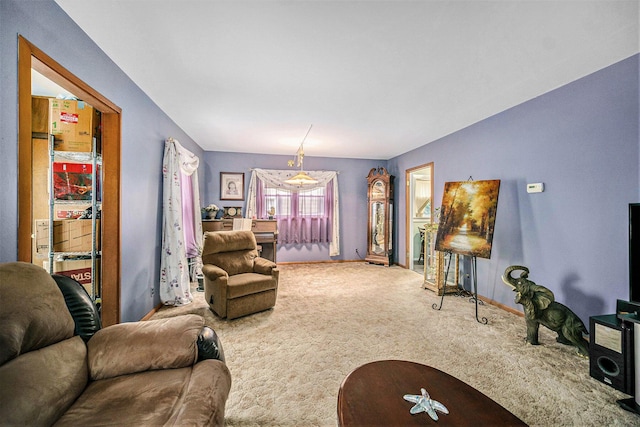 5097 Jackson Rd, Ann Arbor, MI 48103 - carpeted living area with baseboards