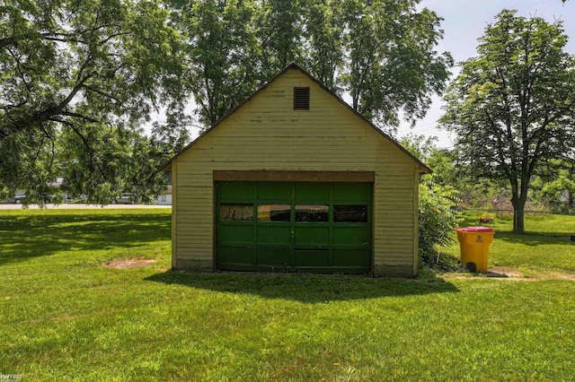 8921 Van Cleve Rd, Vassar, MI 48768 - view of detached garage