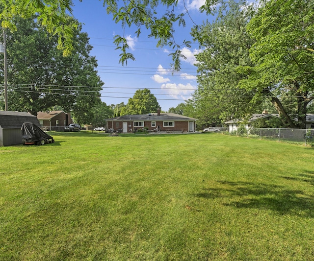 700 Devonshire Rd, Fowlerville, MI 48836 - view of yard with a shed