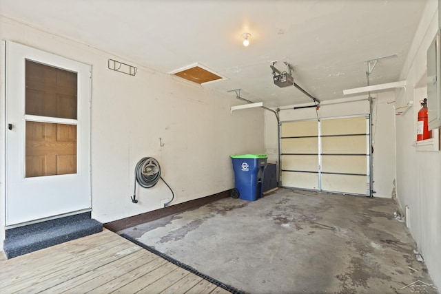 2113 Bock Rd, Saginaw, MI 48603 - garage with a garage door opener