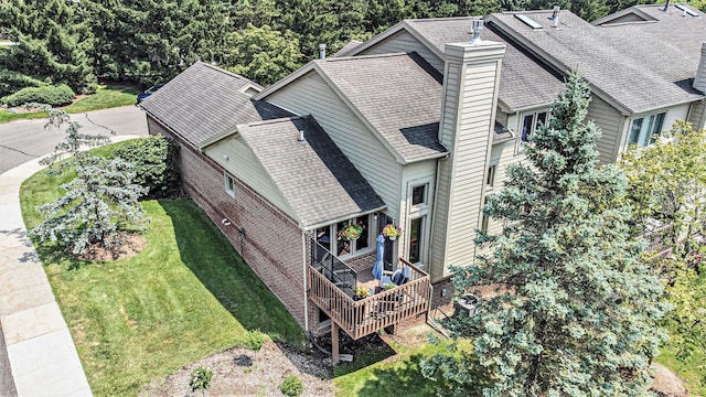 113 Ponds View Dr, Ann Arbor, MI 48103 - aerial view of property and surrounding area