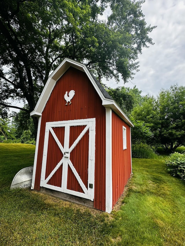 937 Alles Dr SW, Byron Center, MI 49315 - view of barn with a yard