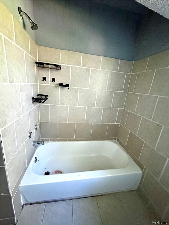 14869 Mark Twain St, Detroit, MI 48227 - full bathroom with tile patterned floors and bathing tub / shower combination