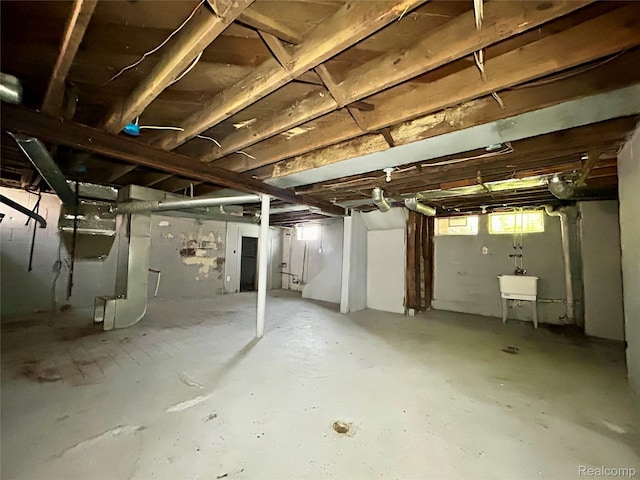 14869 Mark Twain St, Detroit, MI 48227 - basement featuring a sink