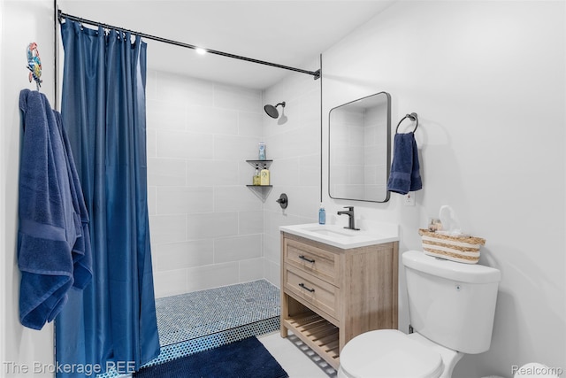 6264 Hidden Forrest, Swartz Creek, MI 48473 - full bath featuring vanity and tiled shower
