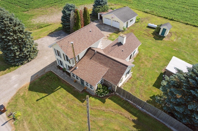 1903 Bucholtz Hwy, Deerfield, MI 49238 - aerial view of property and surrounding area