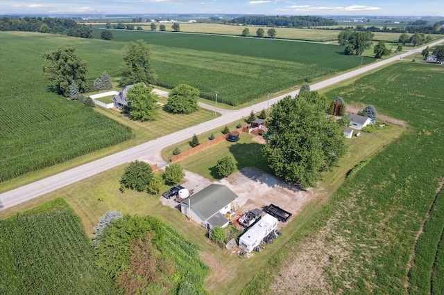 1903 Bucholtz Hwy, Deerfield, MI 49238 - aerial overview of property's location with rural landscape and abundant farmland
