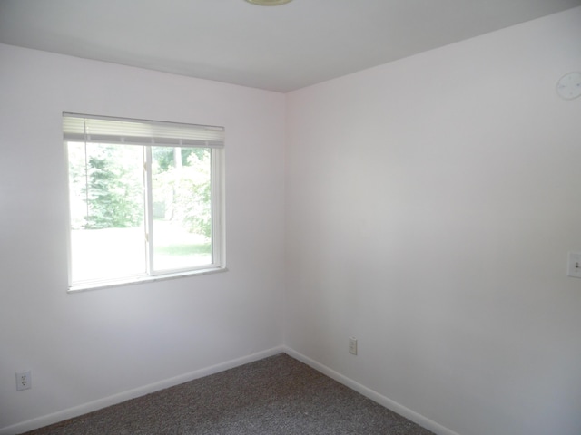 951-955 Bellevue Ave St, Jackson, MI 49202 - spare room featuring carpet floors and a smoke detector
