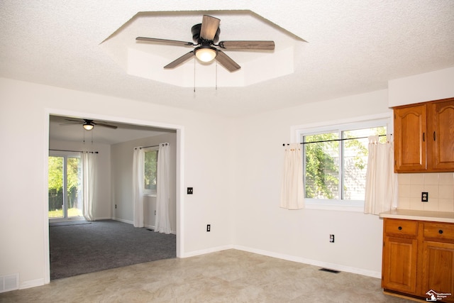 25095 Darin St, Taylor, MI 48180 - unfurnished room featuring a ceiling fan and a textured ceiling