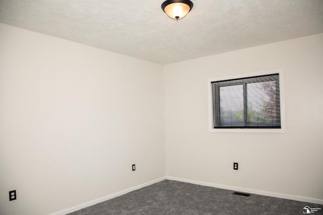 25095 Darin St, Taylor, MI 48180 - spare room with dark colored carpet and a textured ceiling