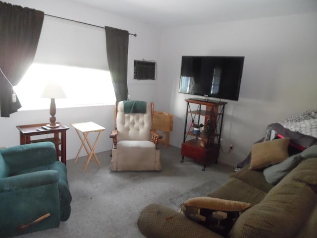 954 Concord Blvd, Jackson, MI 49202 - carpeted living area featuring a wall mounted AC