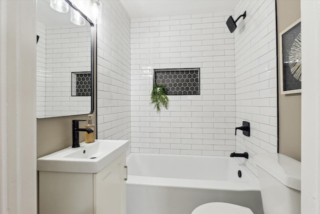233 Outer Ln, Ypsilanti, MI 48198 - full bathroom with vanity and shower / tub combination