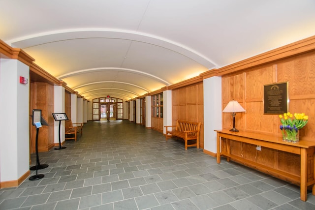 827 Asa Gray Dr Unit 257, Ann Arbor, MI 48105 - building lobby featuring vaulted ceiling