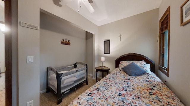 16035 Walnut St, Buchanan, MI 49107 - bedroom featuring carpet and a ceiling fan