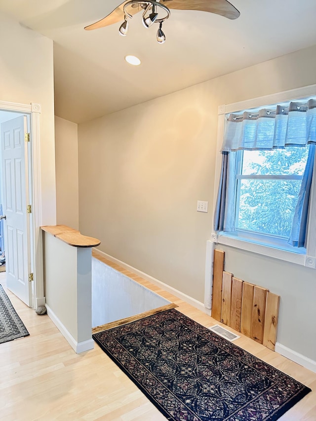 2540 Forrester Rd, Frankfort, MI 49635 - entrance foyer featuring light wood-type flooring and baseboards