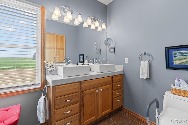 5726 Wolf Creek Hwy, Adrian, MI 49221 - bathroom featuring vanity and tile patterned flooring