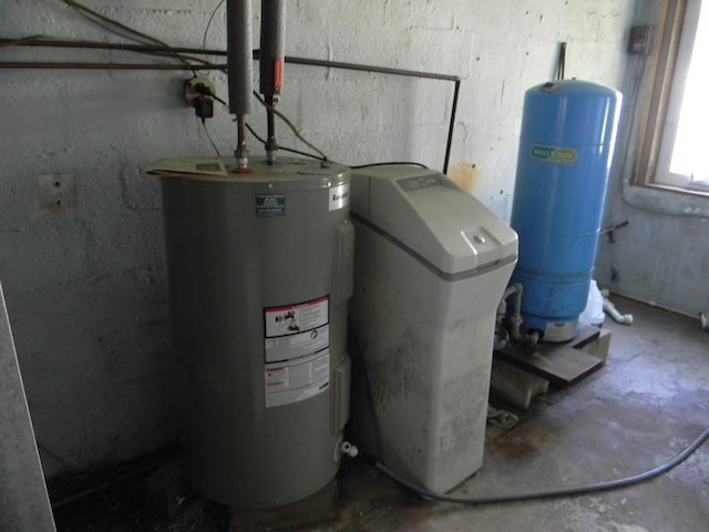 utilities featuring electric water heater