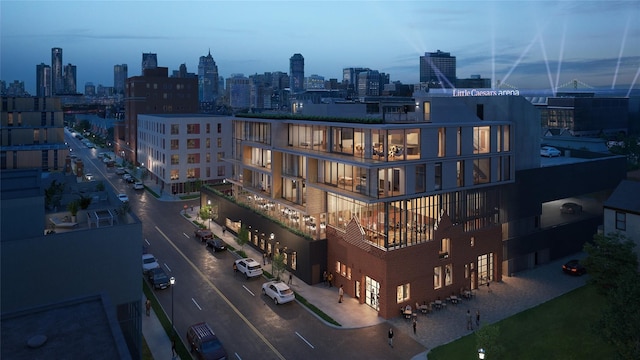 2827 John R St Unit 3, Detroit, MI 48201 - view of city skyline
