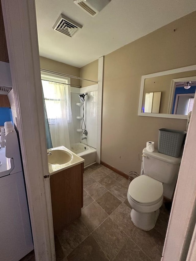 194 Gate Rd, Richlands, VA 24641 - full bathroom with vanity and shower / bathtub combination