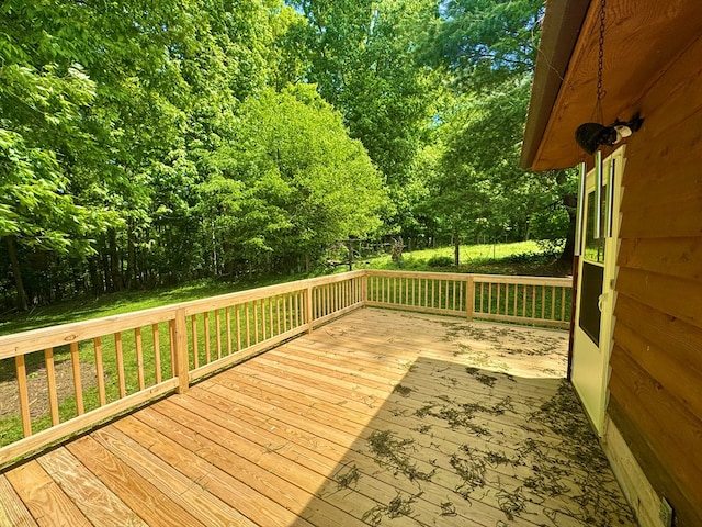 15296 Blueberry Ln, Chilhowie, VA 24319 - view of wooden terrace