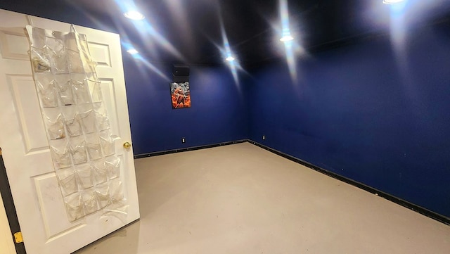 view of spare room