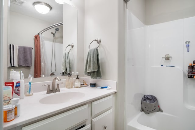 1048 Preston Dr, Radford, VA 24141 - full bathroom with vanity and shower / tub combo