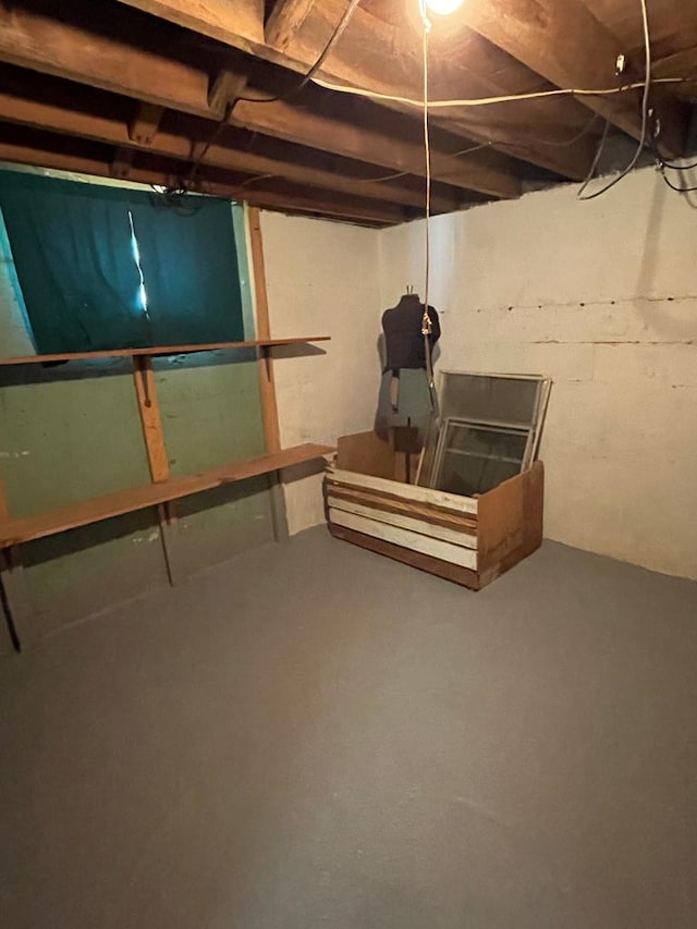 419 Adams St, Marion, VA 24354 - view of unfinished basement