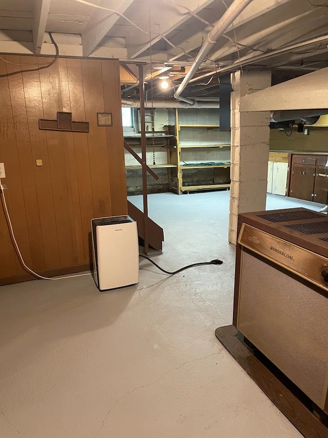 419 Adams St, Marion, VA 24354 - view of unfinished basement