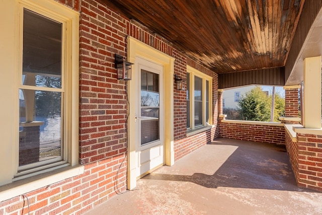 view of patio / terrace featuring covered porch