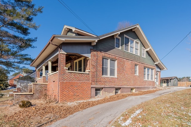 view of property exterior