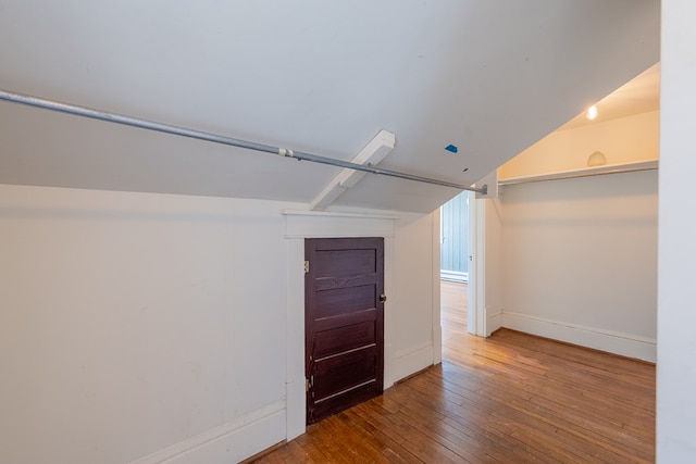 unfurnished room featuring hardwood / wood-style floors