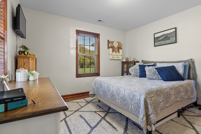 3003 Freestone Valley Rd, Tannersville, VA 24377 - bedroom featuring wood finished floors and baseboards