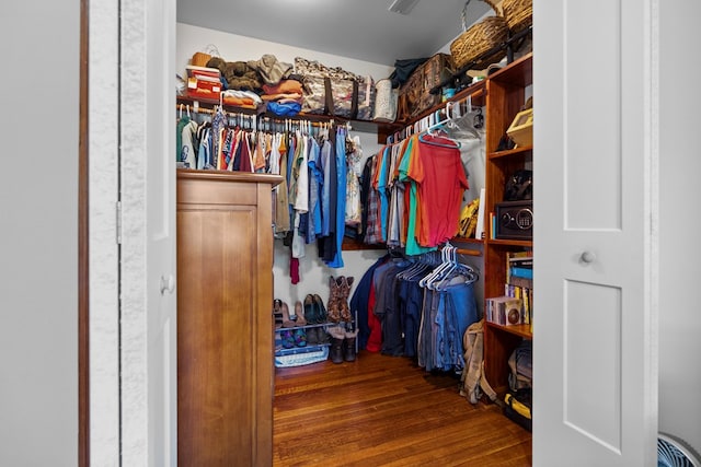 3003 Freestone Valley Rd, Tannersville, VA 24377 - spacious closet with wood finished floors
