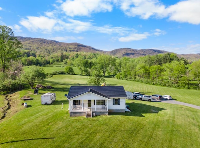 3003 Freestone Valley Rd, Tannersville, VA 24377 - view of subject property featuring a mountain backdrop and a forest