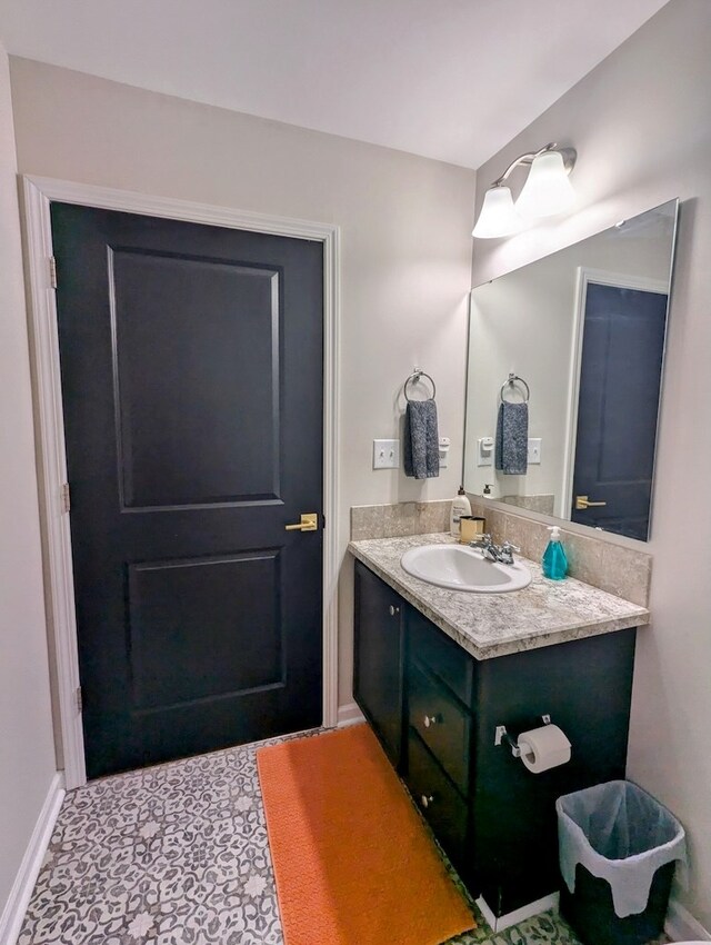 1251 Epperly Mill Rd, Floyd, VA 24091 - bathroom featuring vanity and baseboards
