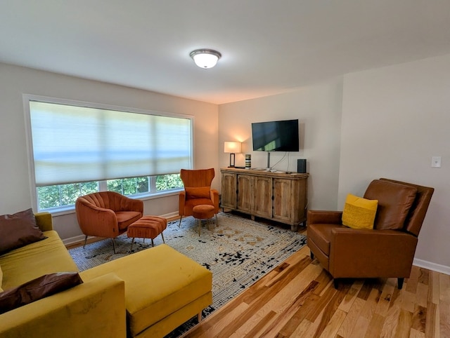 1251 Epperly Mill Rd, Floyd, VA 24091 - living area with wood finished floors and baseboards